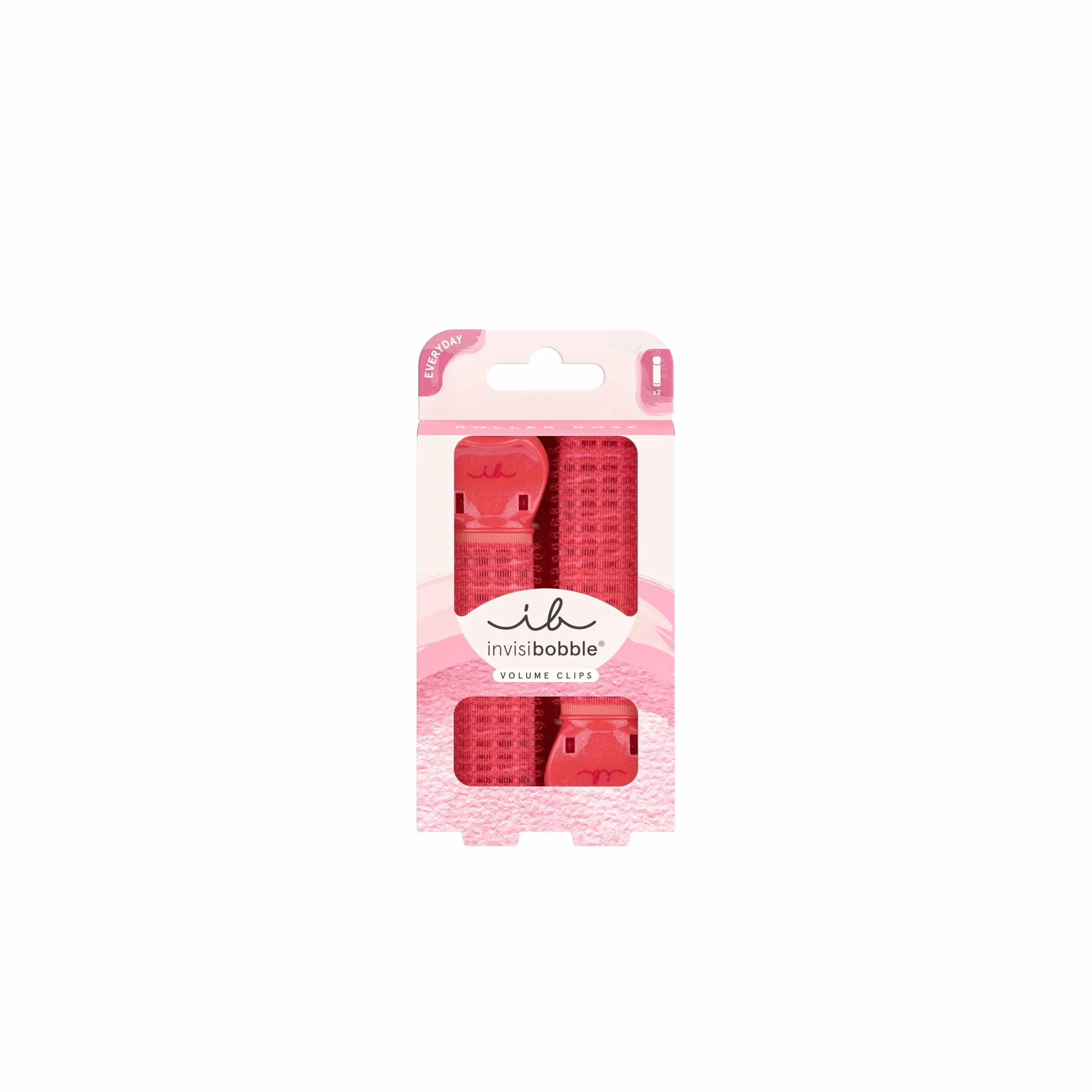 Invisibobble Zestaw Roller Rose 2 sztuki klipsy objętościowe do linii włosów