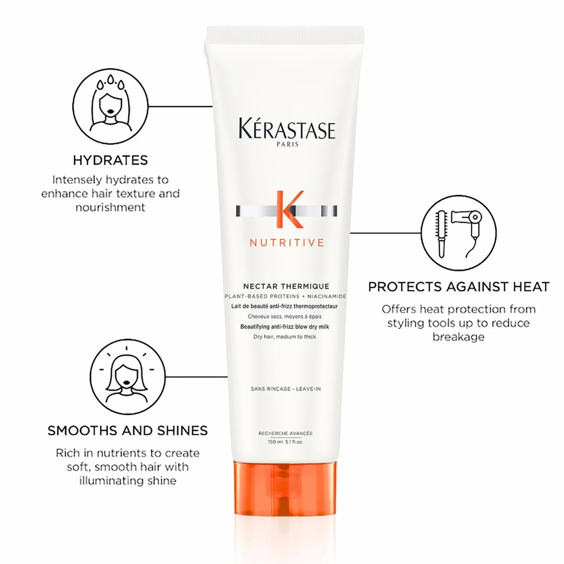 Kérastase Nutritive Kosmetyk Termoochronny, 150 ml