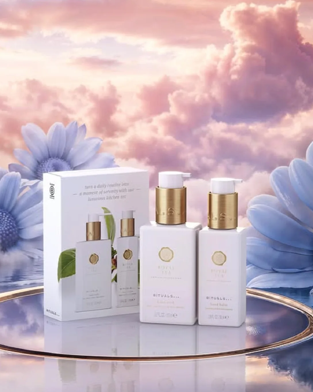 Rituals - Private Collection Royal Tea Travel Set * Mydło do rąk 110 ml + balsam do rąk 85 ml