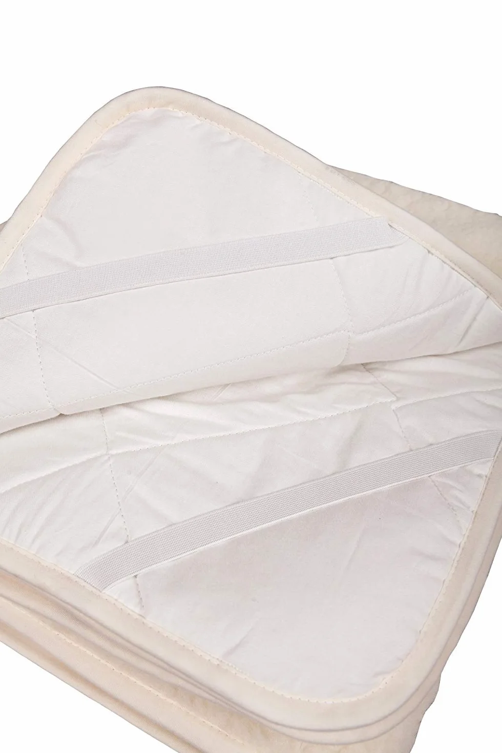 Merino Wool Bedding naturalny podkład wełniany na materac merynos, wełna owcza podszyty bawełną rozmiar 140/200cm