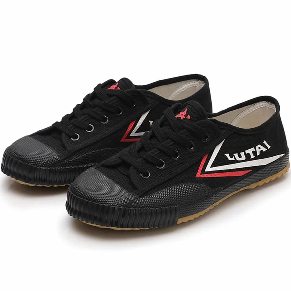 Buty do sztuk walki Unisex Tai-Chi Sneakers Shaolin Monk Buty do sztuk walki Moda Qigong Trainerss,Black,38 EU