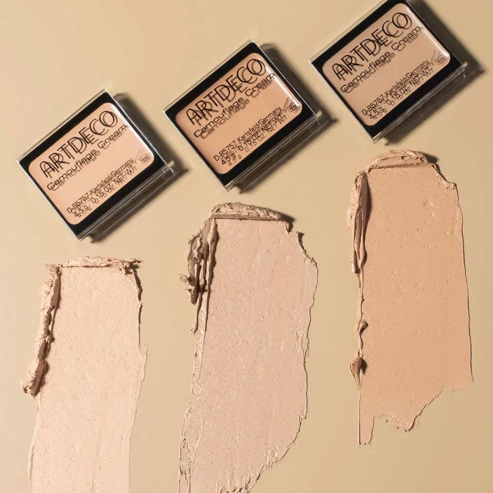 ARTDECO Camouflage Cream – mocno kryjący makijaż kamuflażowy, krem kryjący – 1 x 4,5 g