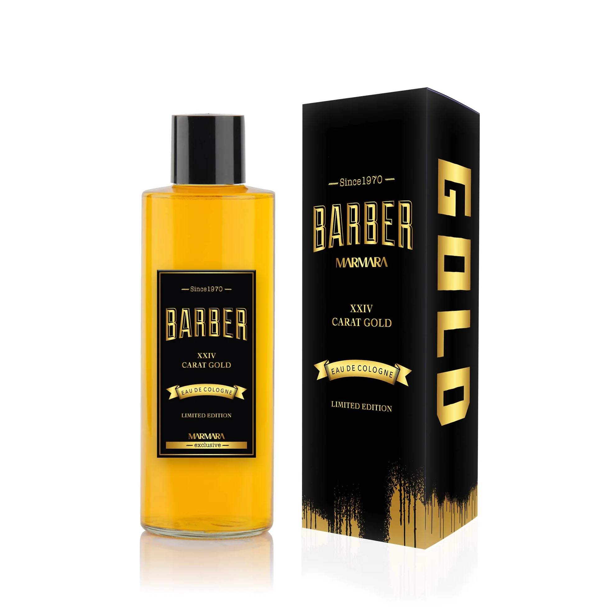 BARBER MARMARA Black-Gold Limited Edition Eau de Cologne 500 ml | edycja specjalna zapach Barbershop