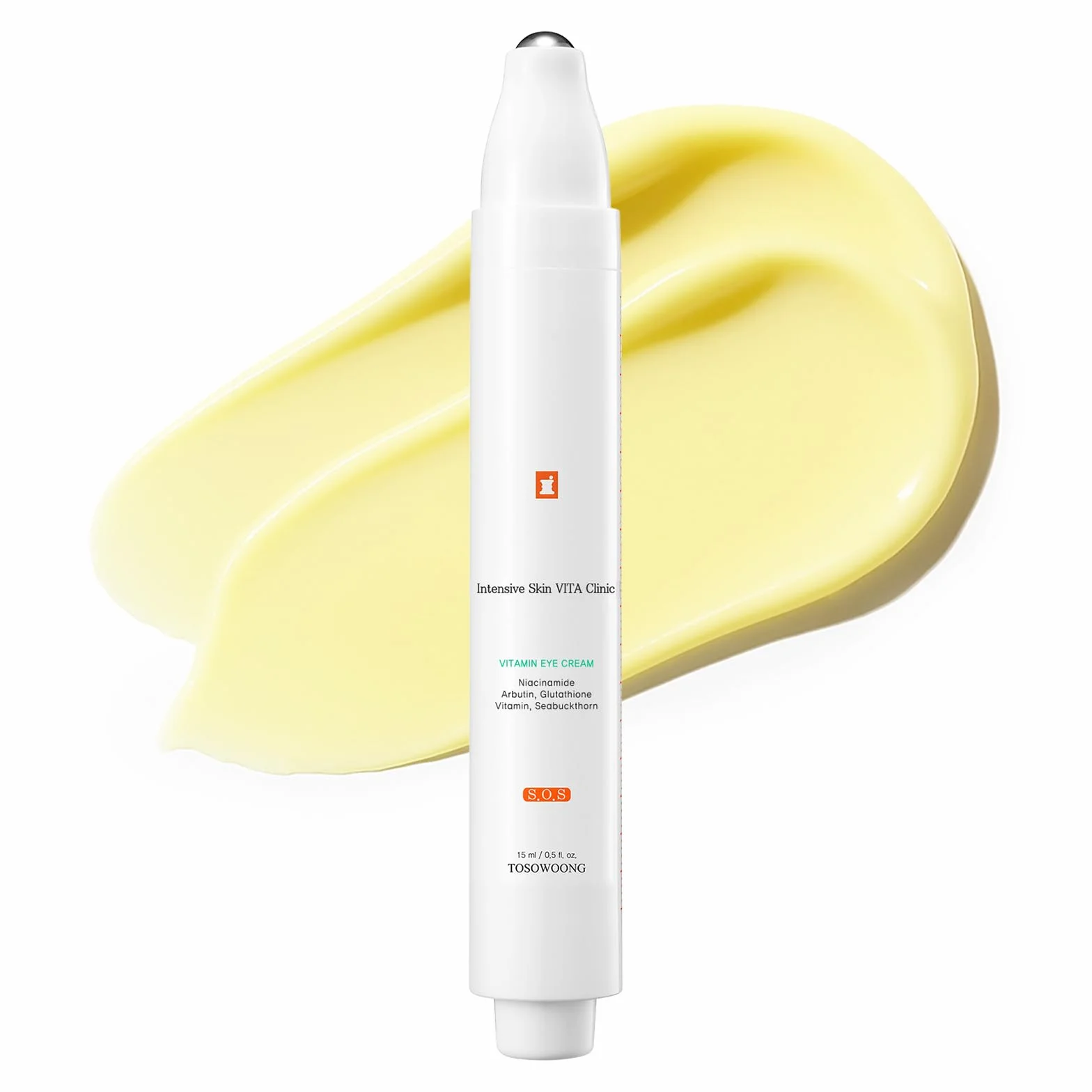 TOSOWOONG Krem pod oczy VITA Clinic 5% arbutyny 2% niacynamidu kwas hialuronowy glutation ekstrakt z rokitnika 15ml