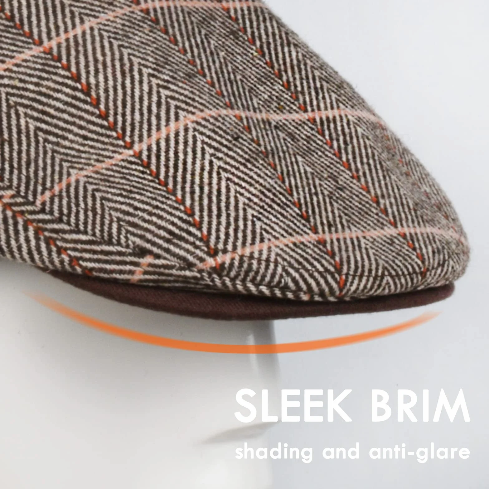 Męska Płaska Czapka Tweed Hat Newsboy Cap Damska Męska - Regulowana 55-59CM Newsboy Czapka Jesień Zimę 3 Kolory