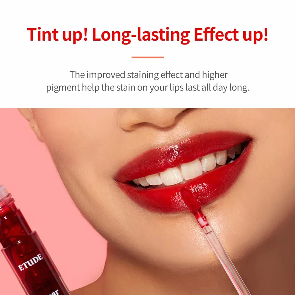 Etude House Dear Darling Water Gel Tint RD301 Real Red Długotrwały efekt owocowy soczysty kolor