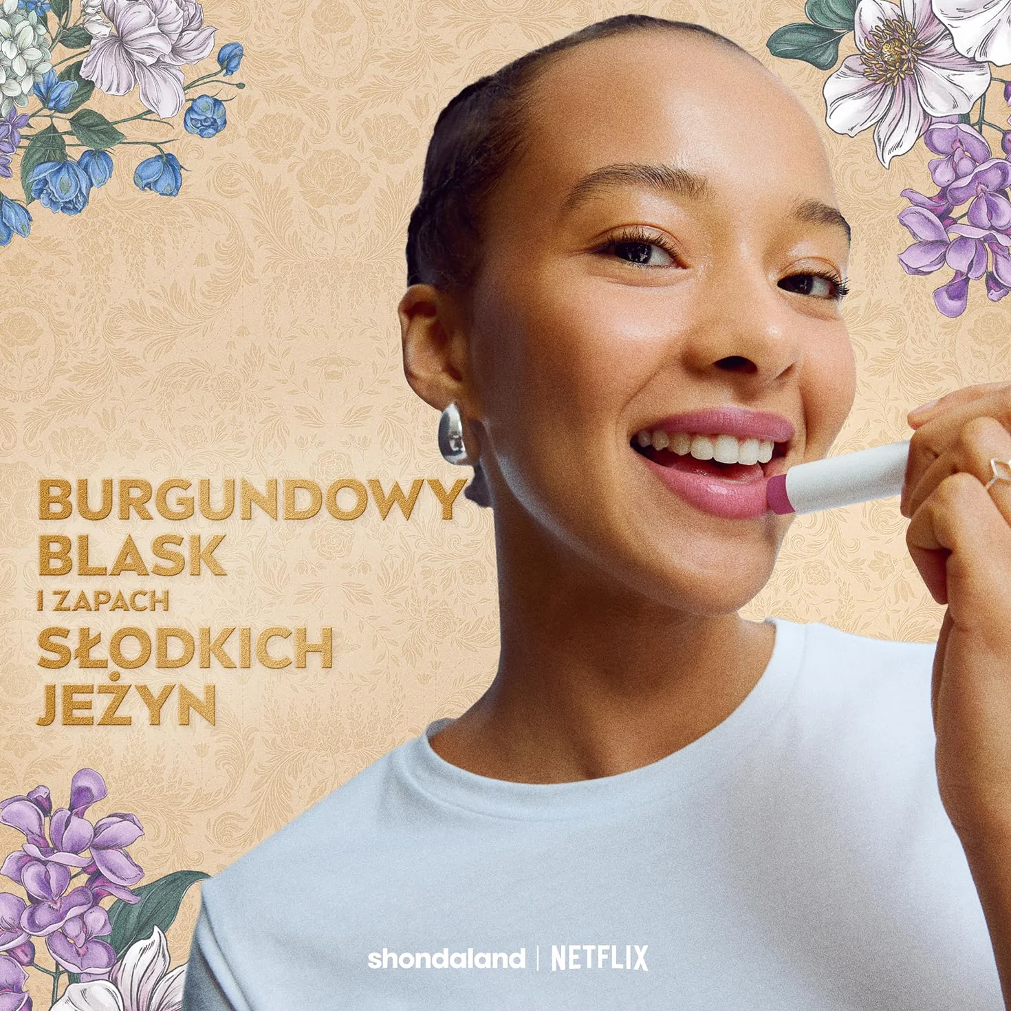 NIVEA Bridgerton Edition Pielęgnująca pomadka do ust Blueberry Pie Bridgerton Edition Kate & Anthony 4,8g