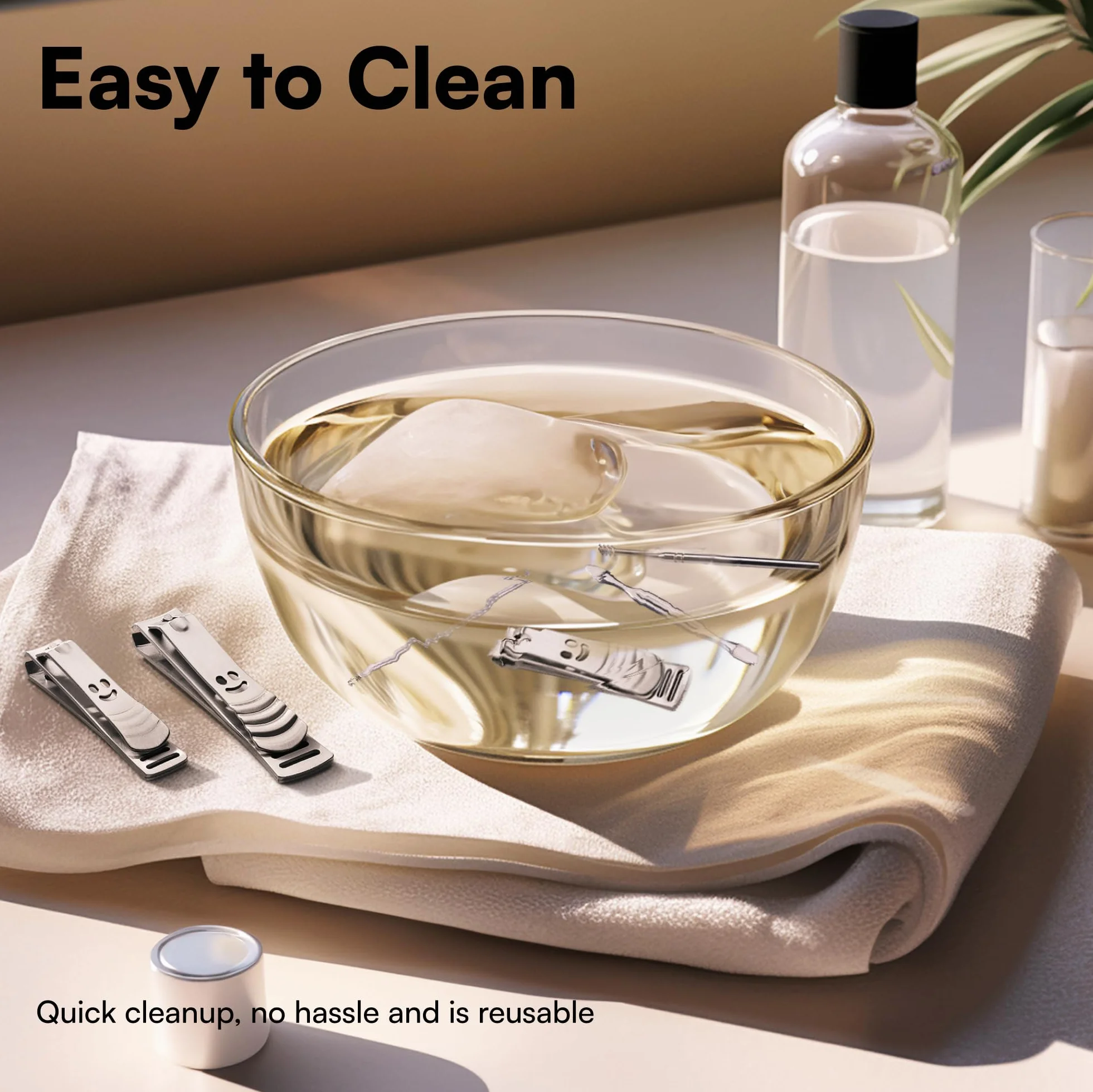 H&S Zestaw do manicure i pedicure 14 szt. ze stali nierdzewnej