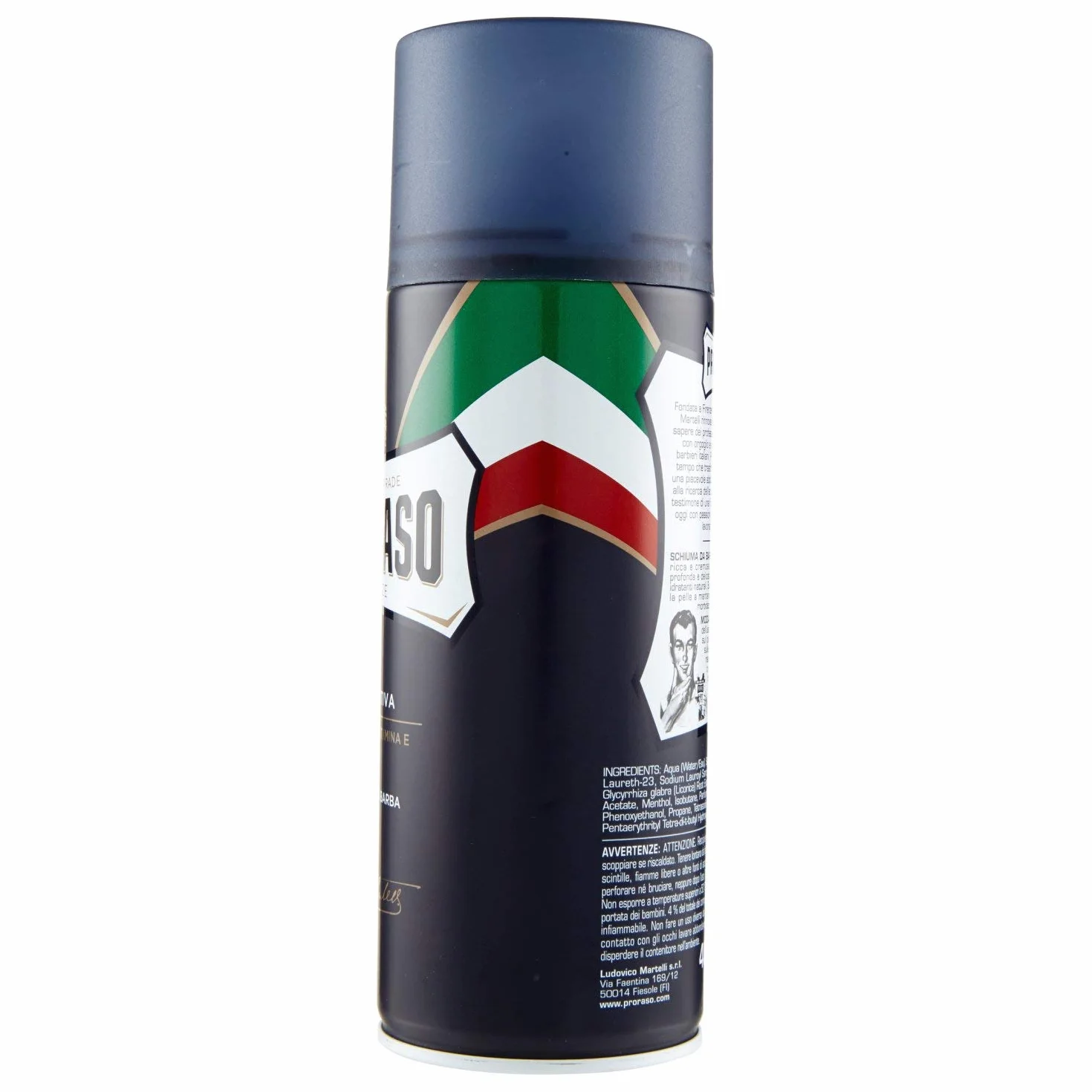 Proraso Blue Pianka do Golenia 400 ml Protettiva E Idratante