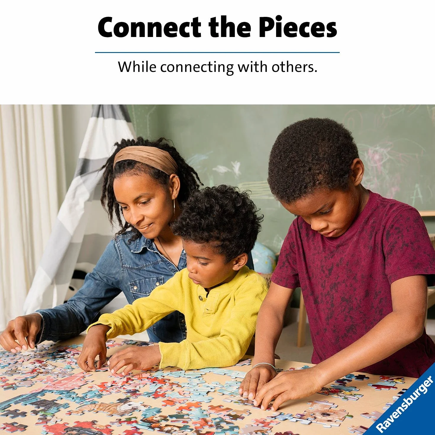 Ravensburger, Puzzle dla dzieci 2D Minecraft 3x49 el.