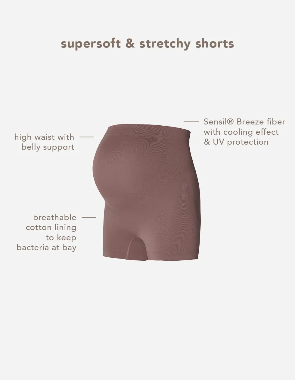 Noppies Shorty Kobiety Lai Seamless Sensil® Shorts Otb