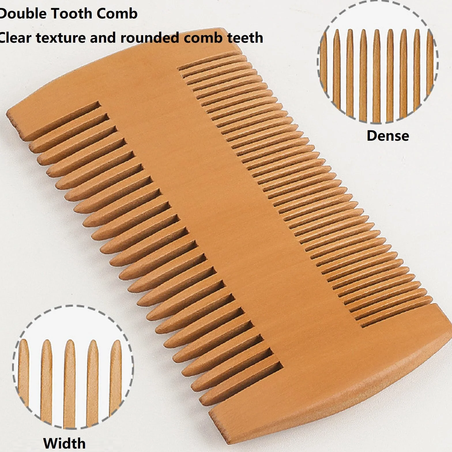 Zestaw grzebienia i szczotki do brody, szczotka do brody z włosiem z dzika, grzebień do brody dla mężczyzn, szczotka do brody z drewna i grzebień do brody, Beard Comb, szczotka do brody dla mężczyzn