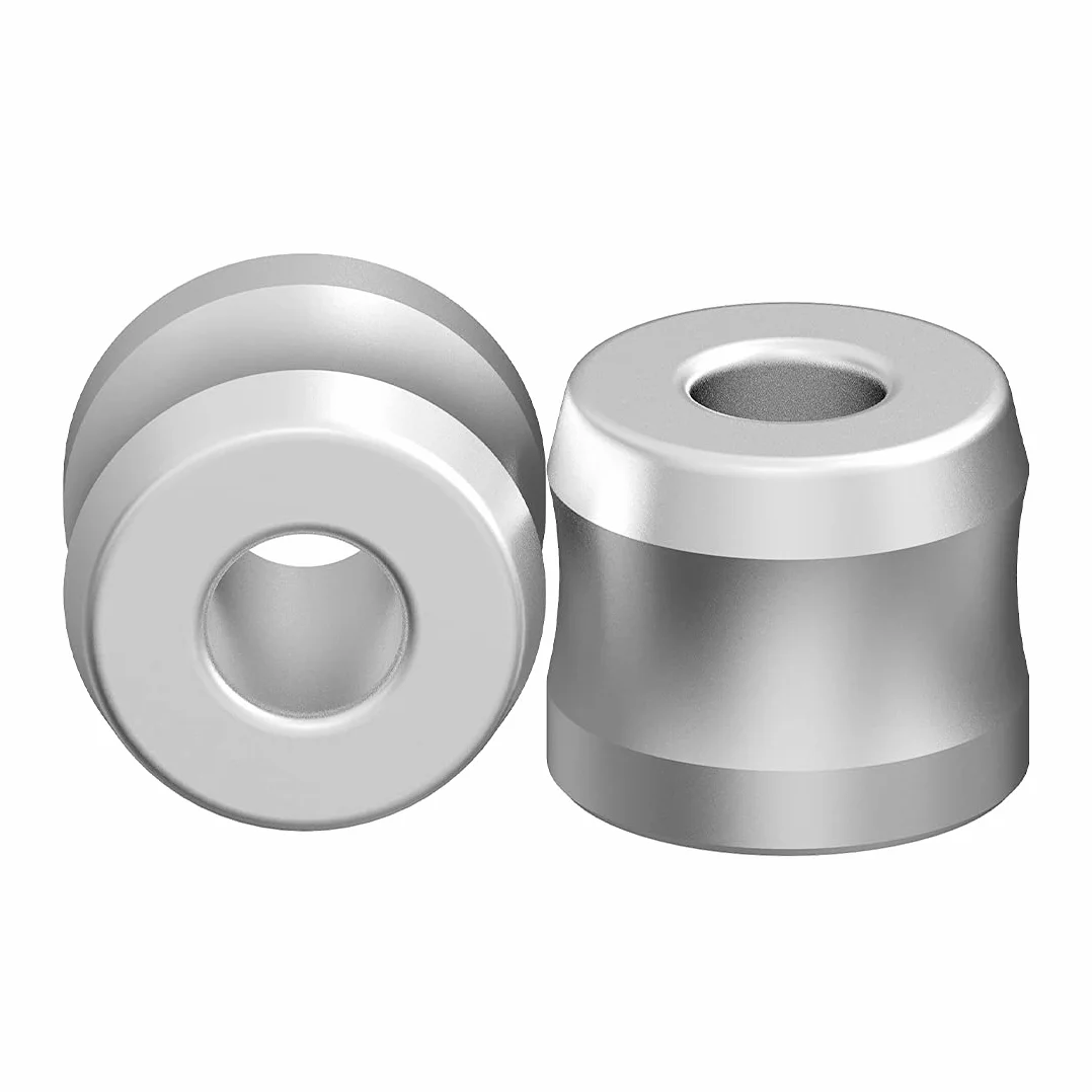 Linkidea Stojak na golarkę bezpieczeństwa, średnica otworu 18,5 mm, ze stopu aluminium, męski stojak do golenia na blaty łazienkowe, srebrny