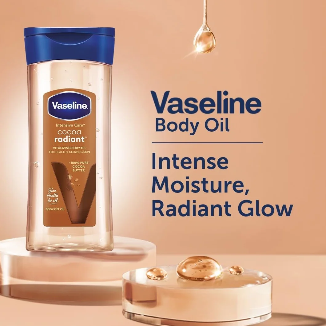 Vaseline Intensive Care Cocoa Radiant olejek do ciała z masłem kakaowym 200ml