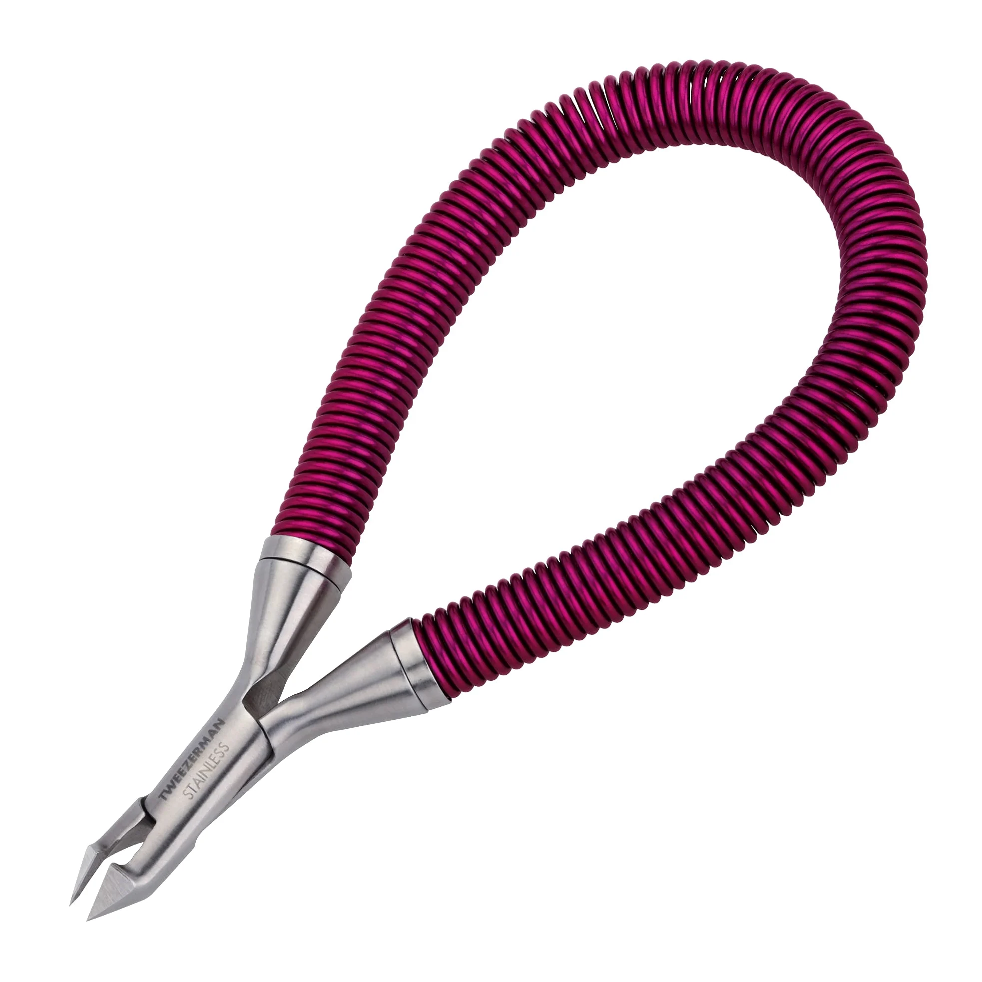 Tweezerman szczypce do skórek paznokci Grip and Snip, ze sprężyną spiralną