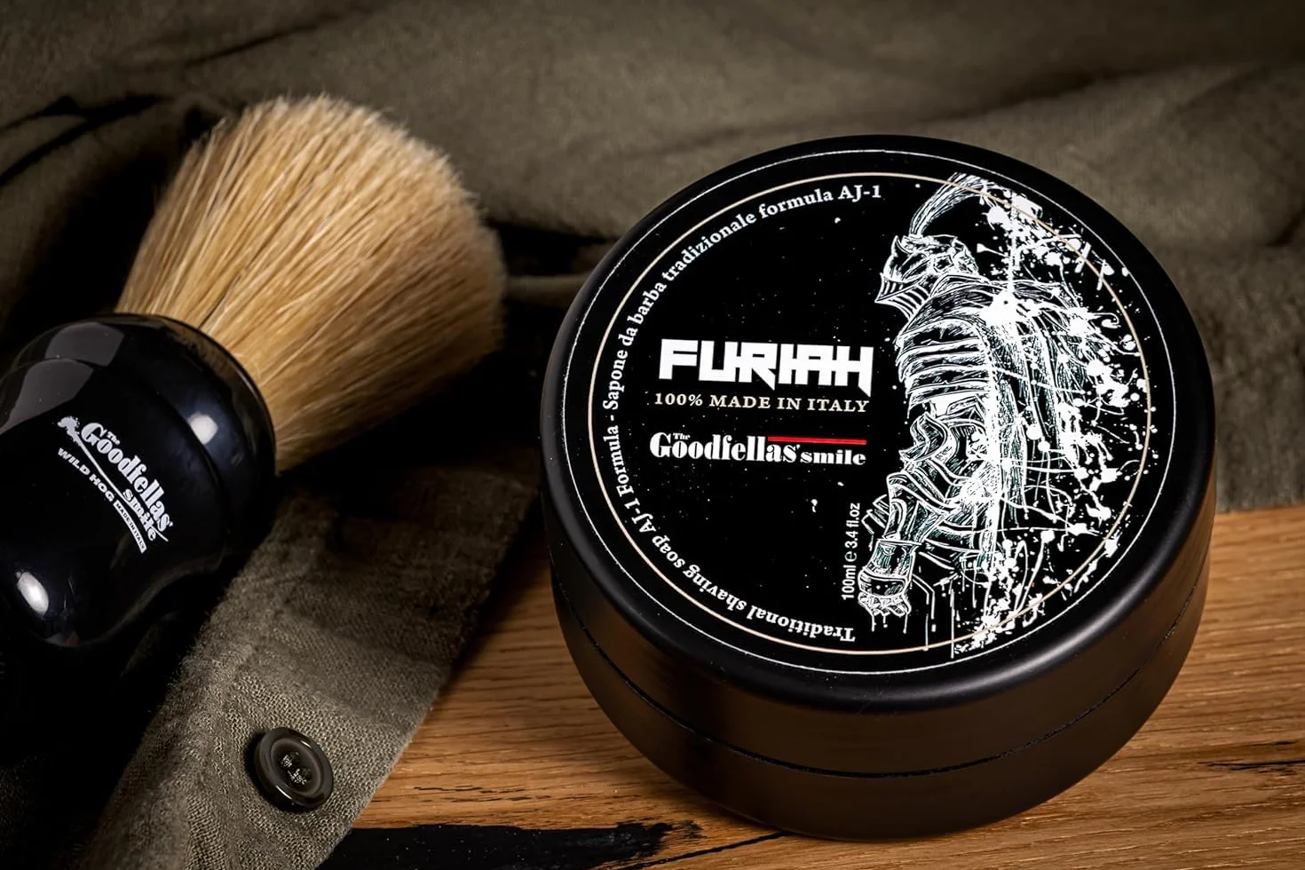 The Goodfellas' smile Furiah tradycyjne mydło do golenia Made in Italy, 100 g