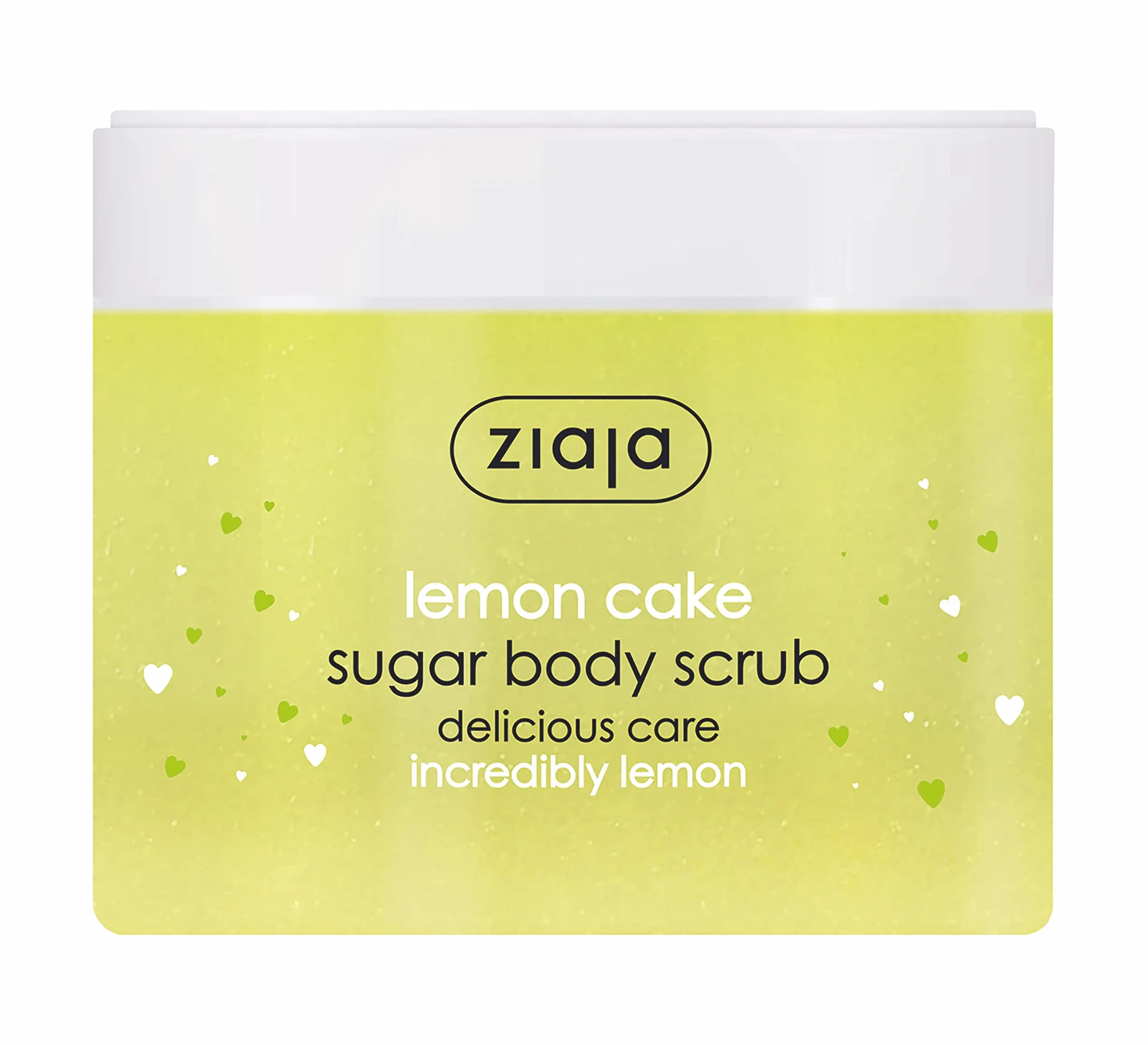 Ziaja Lemon Cake peeling do ciała z cukru, żółty, 300 ml