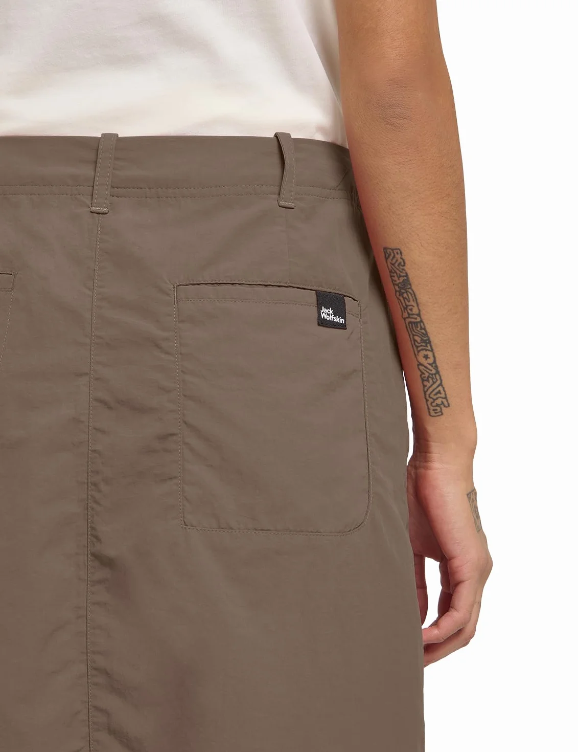 Jack Wolfskin Tihama W Skort damskie, Zimna kawa, 38