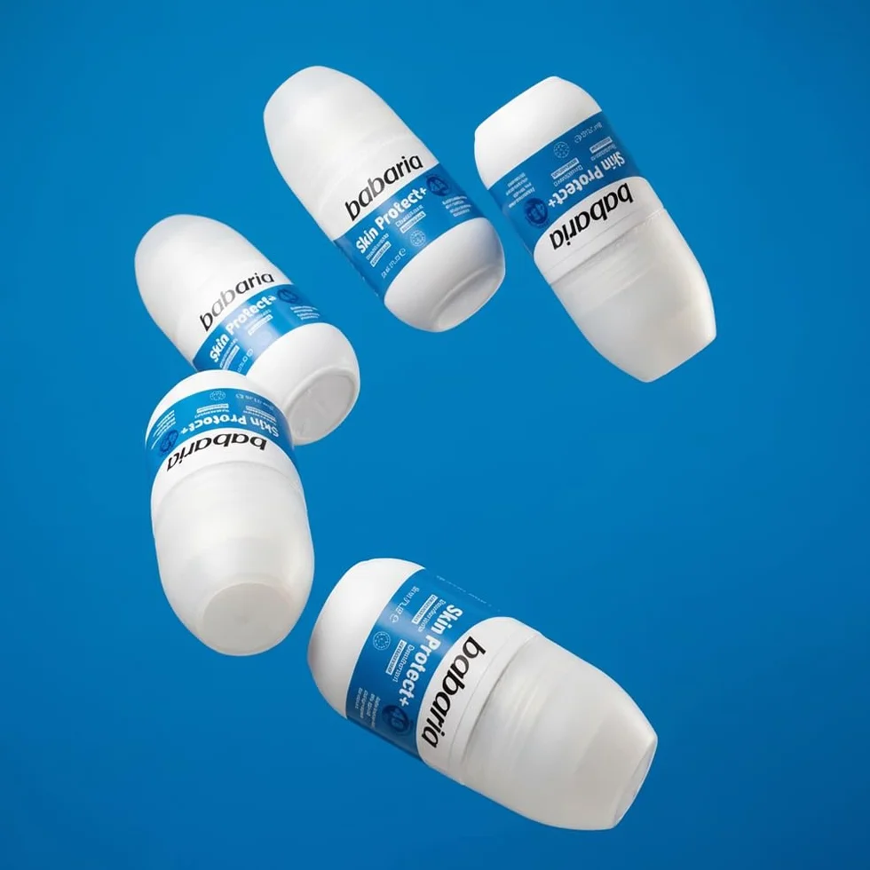 Babaria - Dezodorant rolkowy Skin Protect+ - 0% alkohol - Antyperspirant