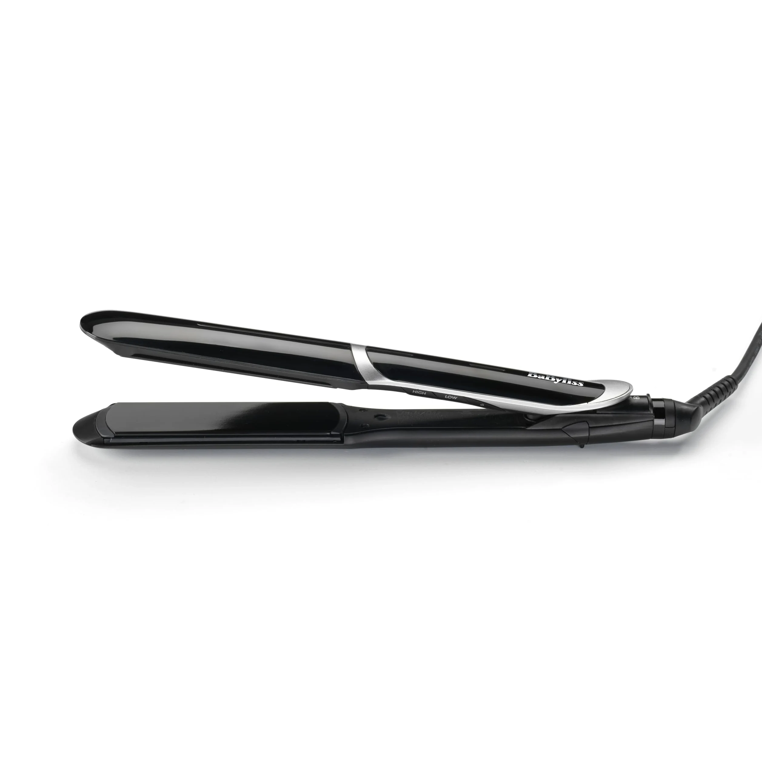 Prostownica BaByliss Smooth Pro Wide - ceramiczne płytki do gładkiej stylizacji o szerokości 35 mm do długich/grubych włosów, szybkie nagrzewanie, 5 ustawień temperatury do 235°C, ST397E