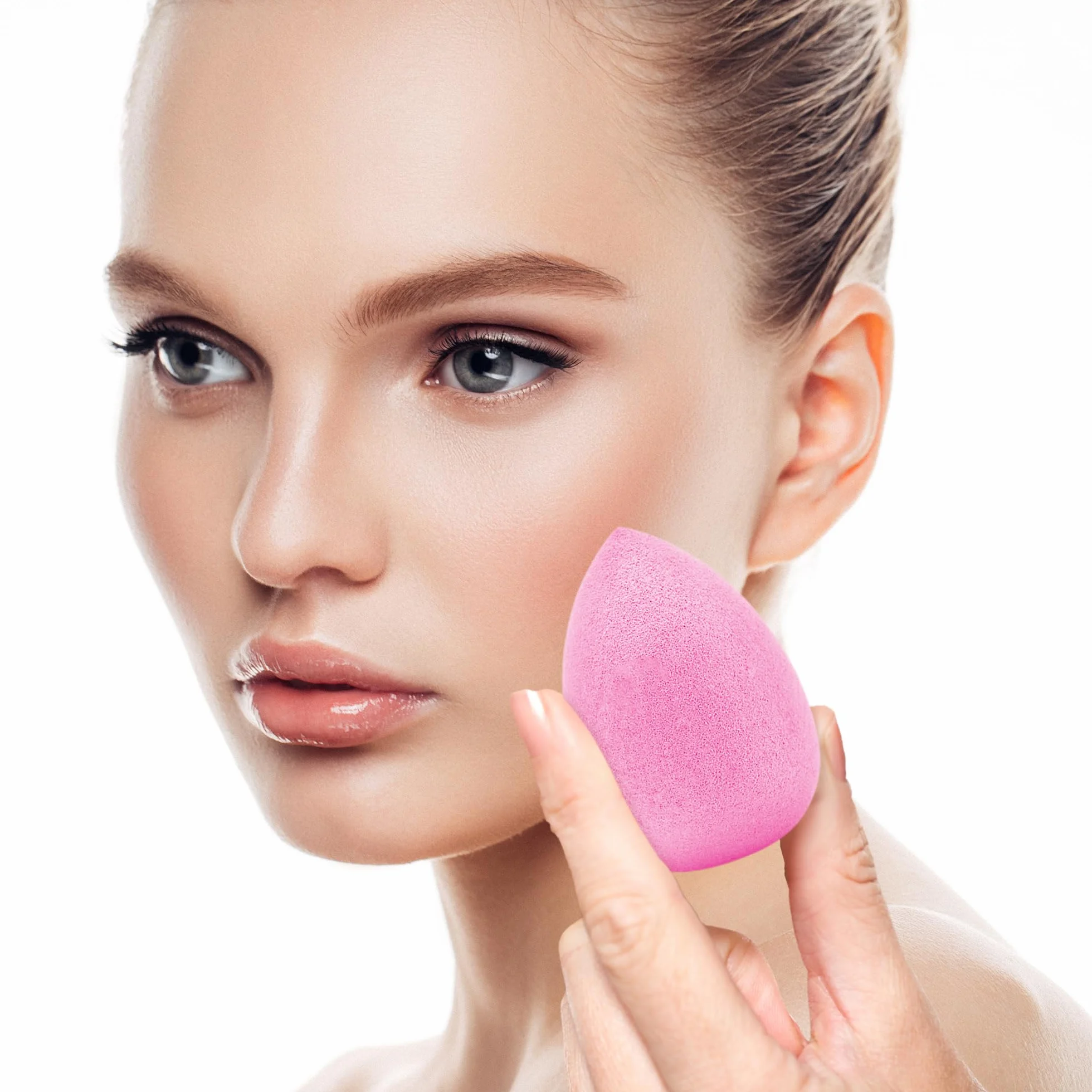 Gąbka do makijażu, 8 sztuk Gąbki do makijażu Beauty Foundation Blending, Blender gąbek do makijażu do płynnego podkładu, pudru z filtrem przeciwsłonecznym, puszek do pudru, kremu, prezent dla kobiet