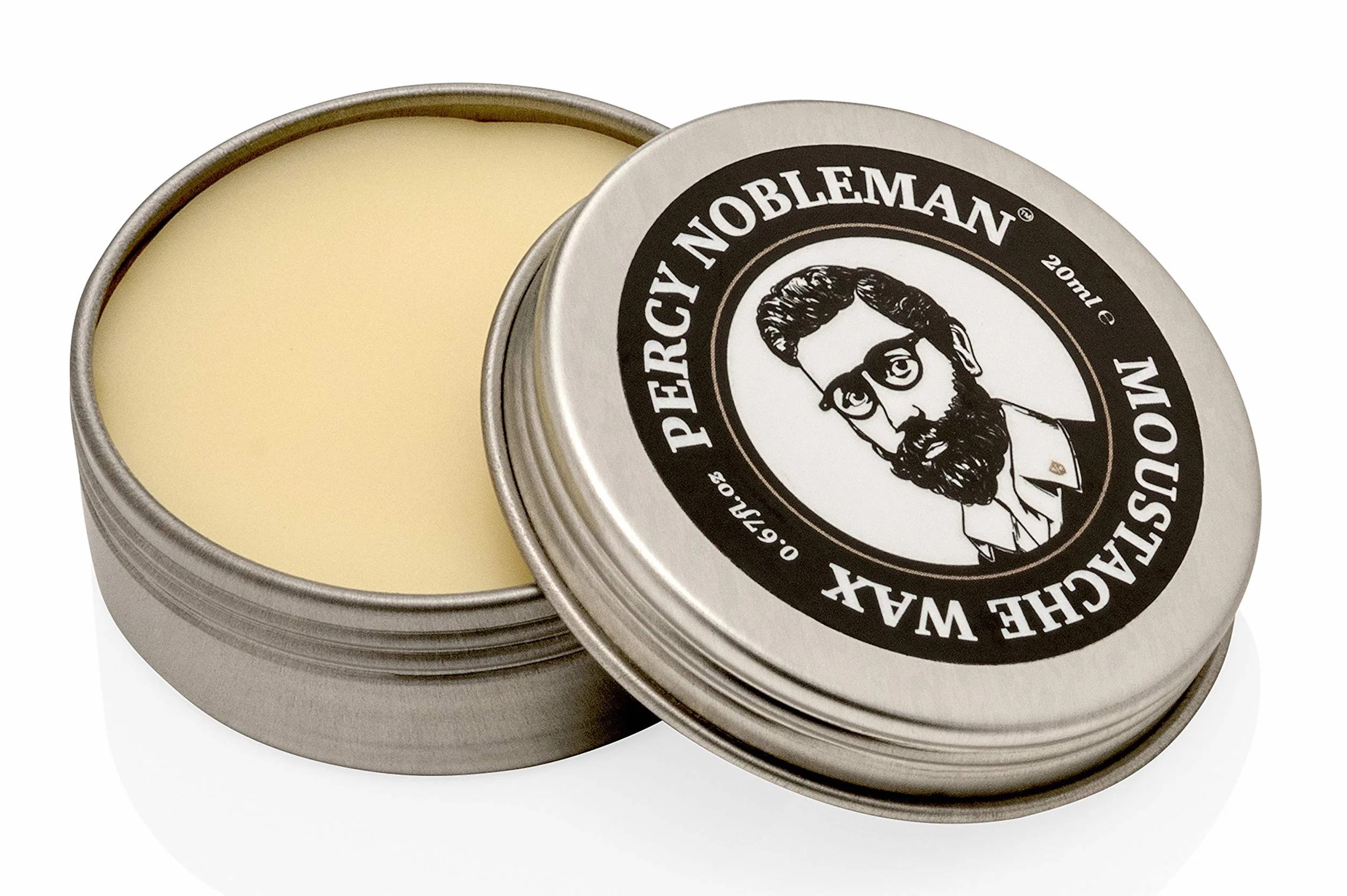 Percy Nobleman Wosk do wąsów, 1 opakowanie (1 x 20 ml)