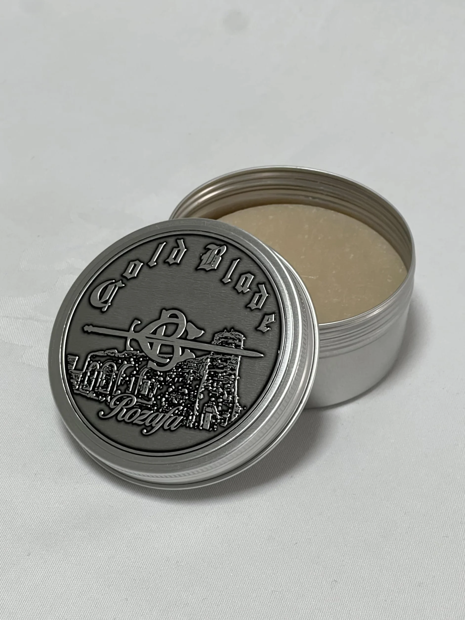 Rozafa Shaving Soap | 150 g / 5,3 uncji Artisanal Triple Milled Soap - Cauldron Crafted - Ręczne mydło - Idealna kremowa skóra idealna do skóry wrażliwej - z olejkami niezbędnymi i naturalnymi