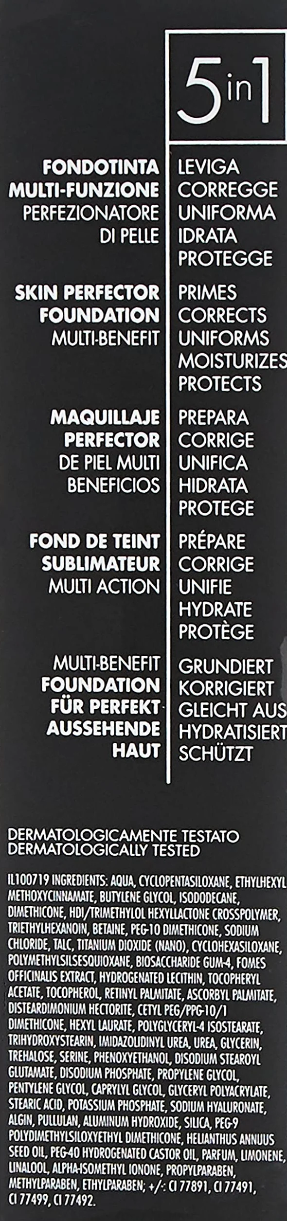 Deborah Milano BB Cream 5 w 1, 02 Beżowy podkład do twarzy, działanie przeciwutleniające, minimalizuje skazy i zapewnia gładką, odżywioną skórę, 30 ml