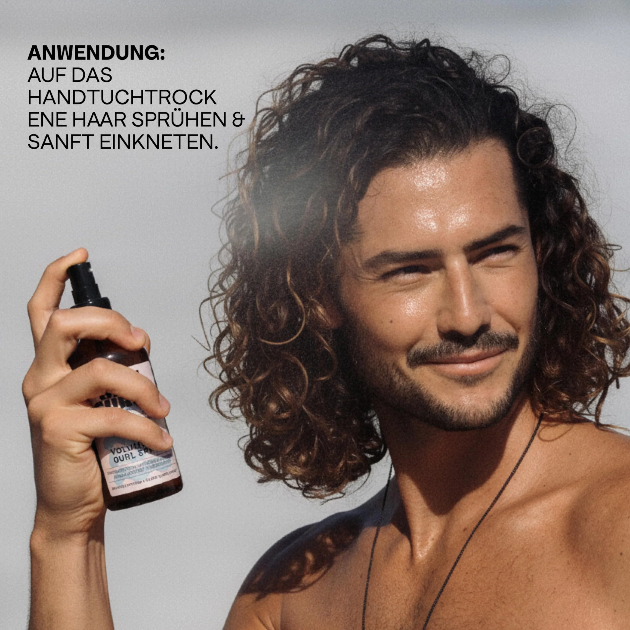 BALI CURLS Volumizing Curl Spray – spray do loków z białkiem ryżowym i ylang-ylang – wegański spray odświeżający dla objętości i połysku – zgodny z Curly Metod, pielęgnacja loków naturalnych – 150 ml
