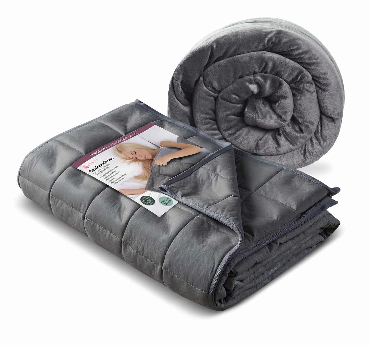 Koc obciążeniowy [5,5 kg] ciężki koc – Koc terapeutyczny – Heavy Blanket – Weighted Blanket – Anti Stress – obciążona kołdra