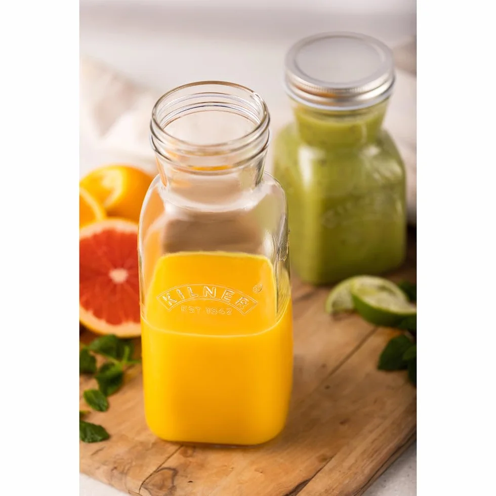 Kilner Szklane butelki na sok i sos 0,5 l