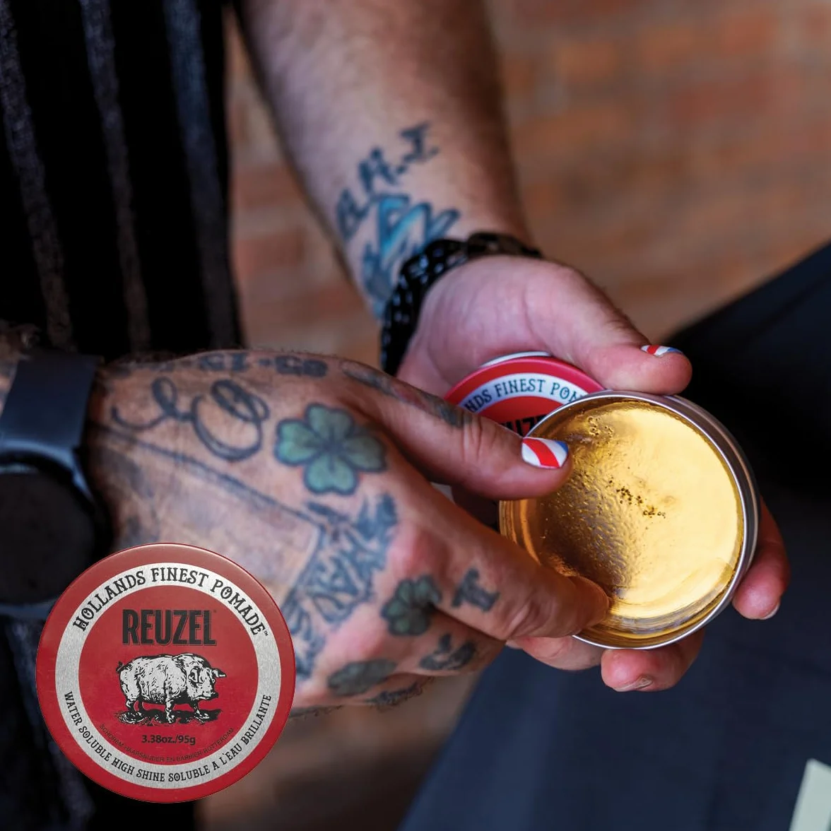 Reuzel Red Water Soluble High Sheen Pomade, 113 g