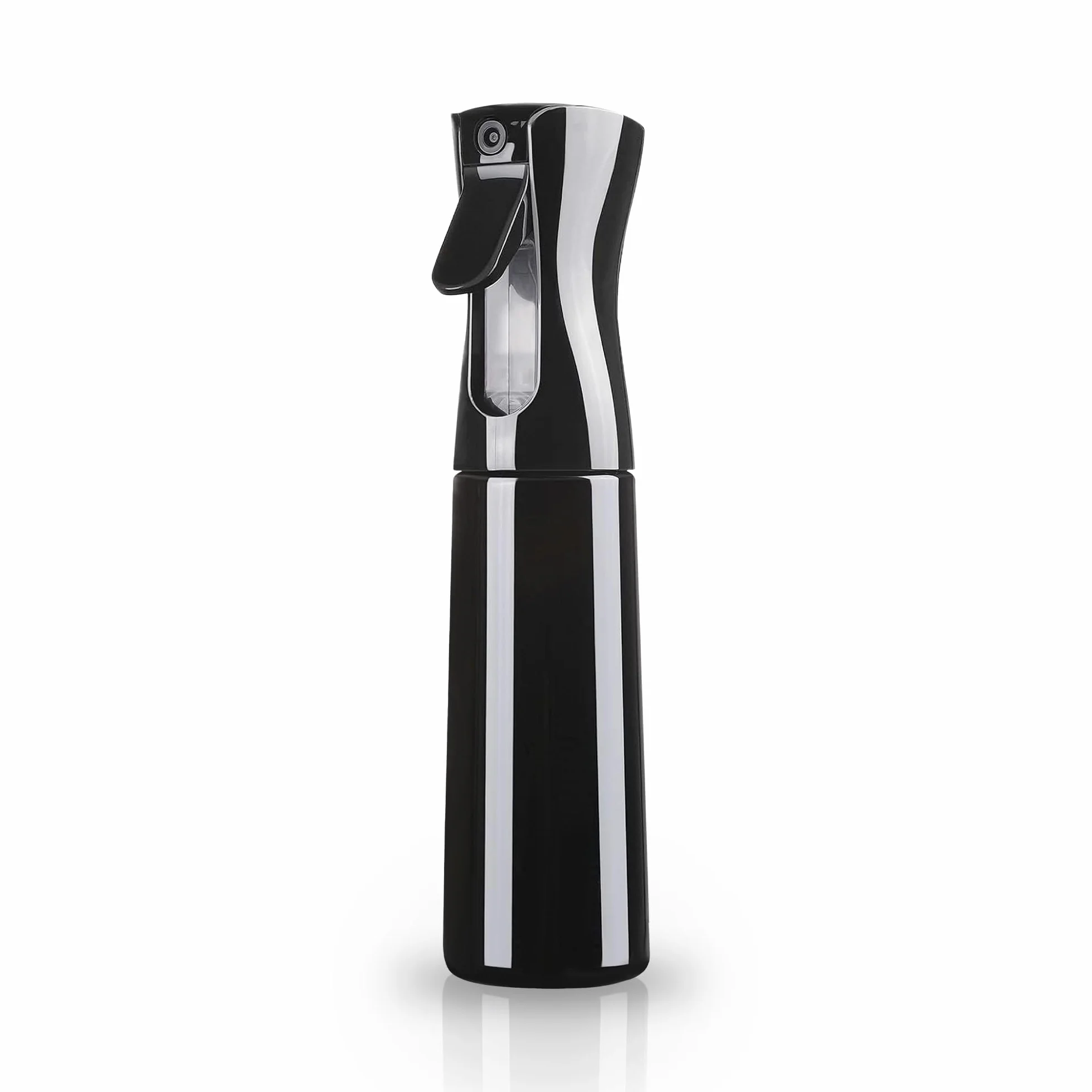 Butelka z rozpylaczem 300 ml mgiełka 360° ergonomiczny uchwyt BPA szczelna czarna do roślin