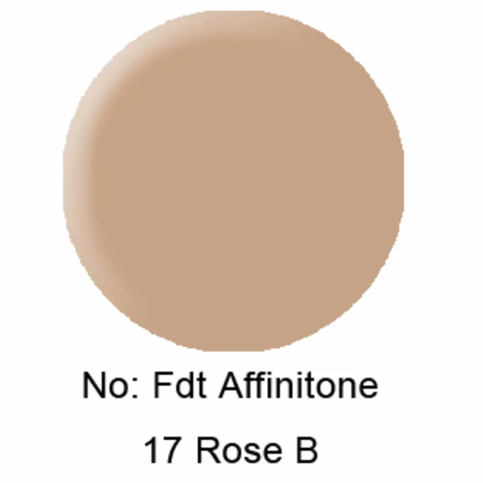 Maybelline New York Affinitone nawilżający podkład do twarzy w płynie kwas hialuronowy witamina E fluid rozświetlający 17 Rose Beige 30 ml