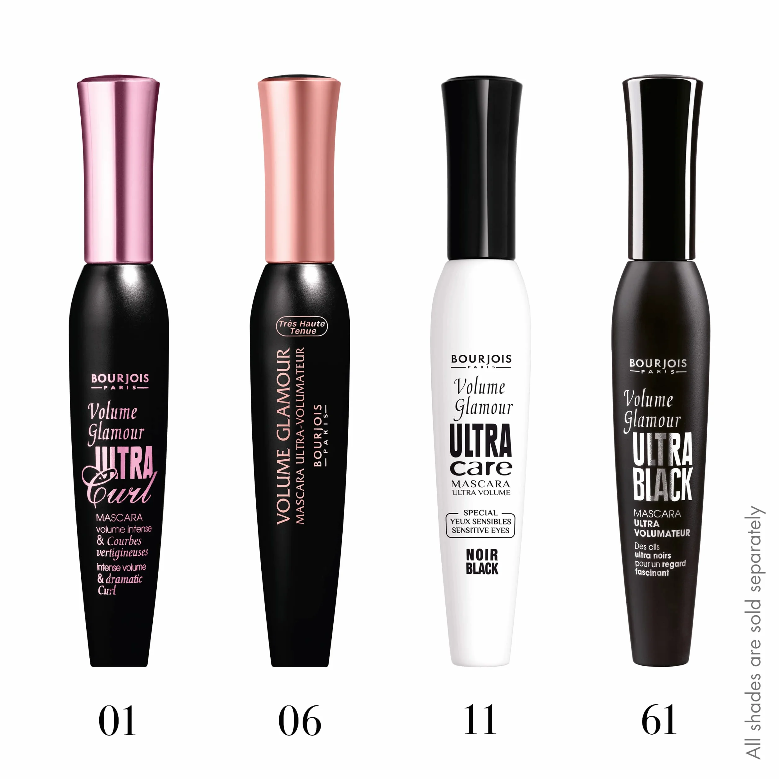 Bourjois Volume Glamour tusz do rzęs nr 01 Black Curl długotrwały