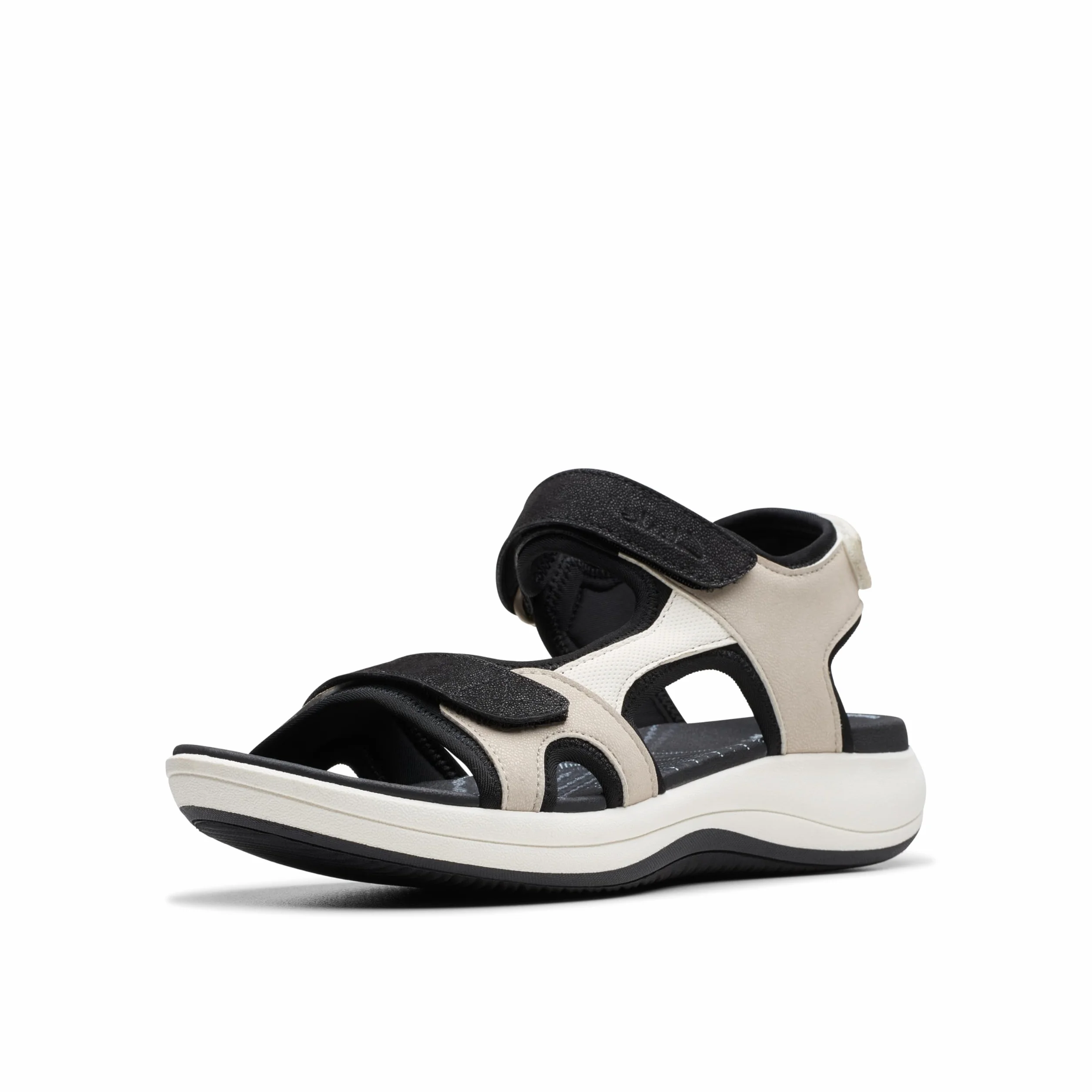Clarks Damskie sandały Mira Bay, brązowe, 37,5 EU, Flint, 38 EU