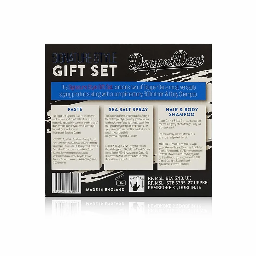 Dapper Dan Signature Style Gift Box 100ml 200ml 300ml