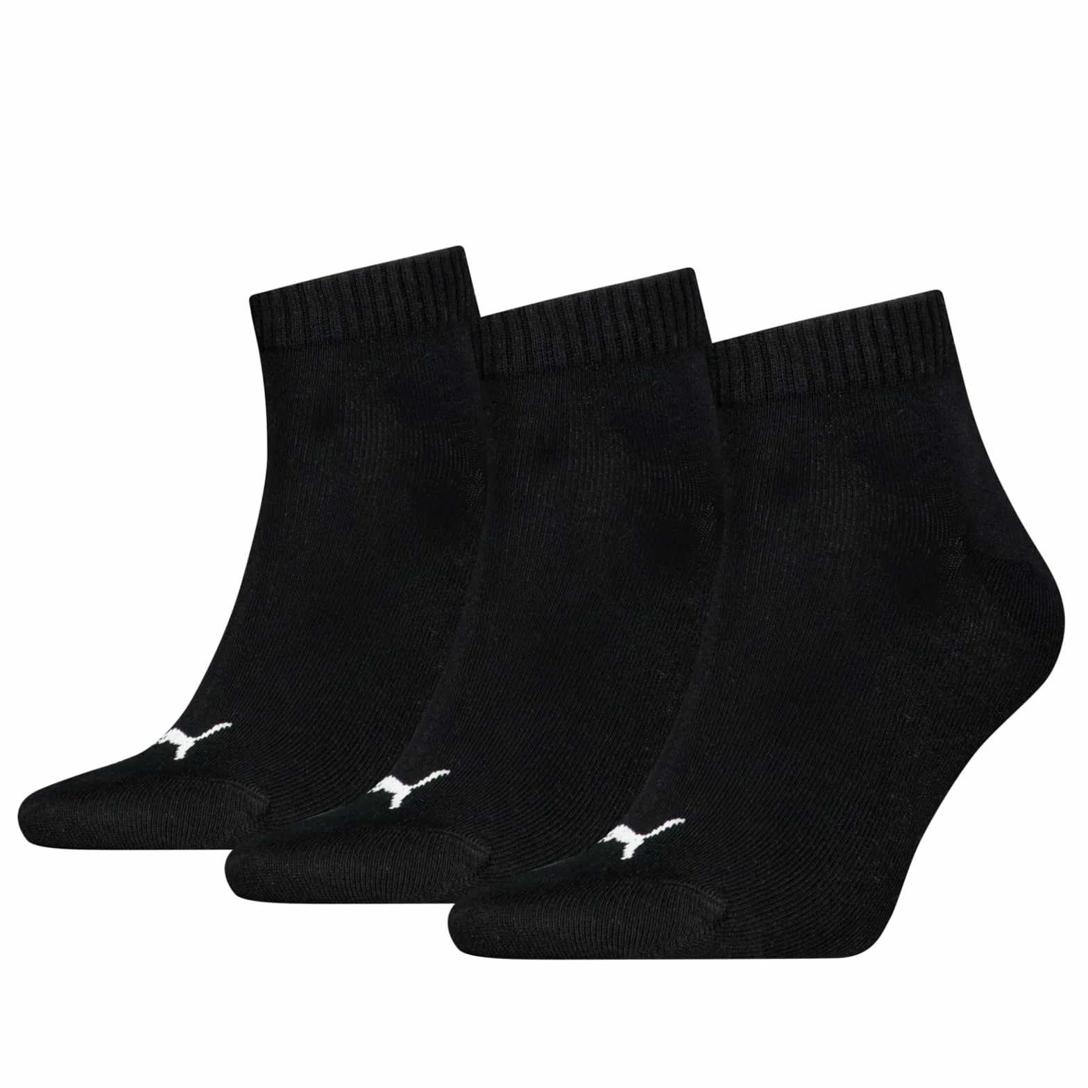 PUMA Skarpety Uniseks Plain Recycled Cotton Quarter (3 w zestawie)
