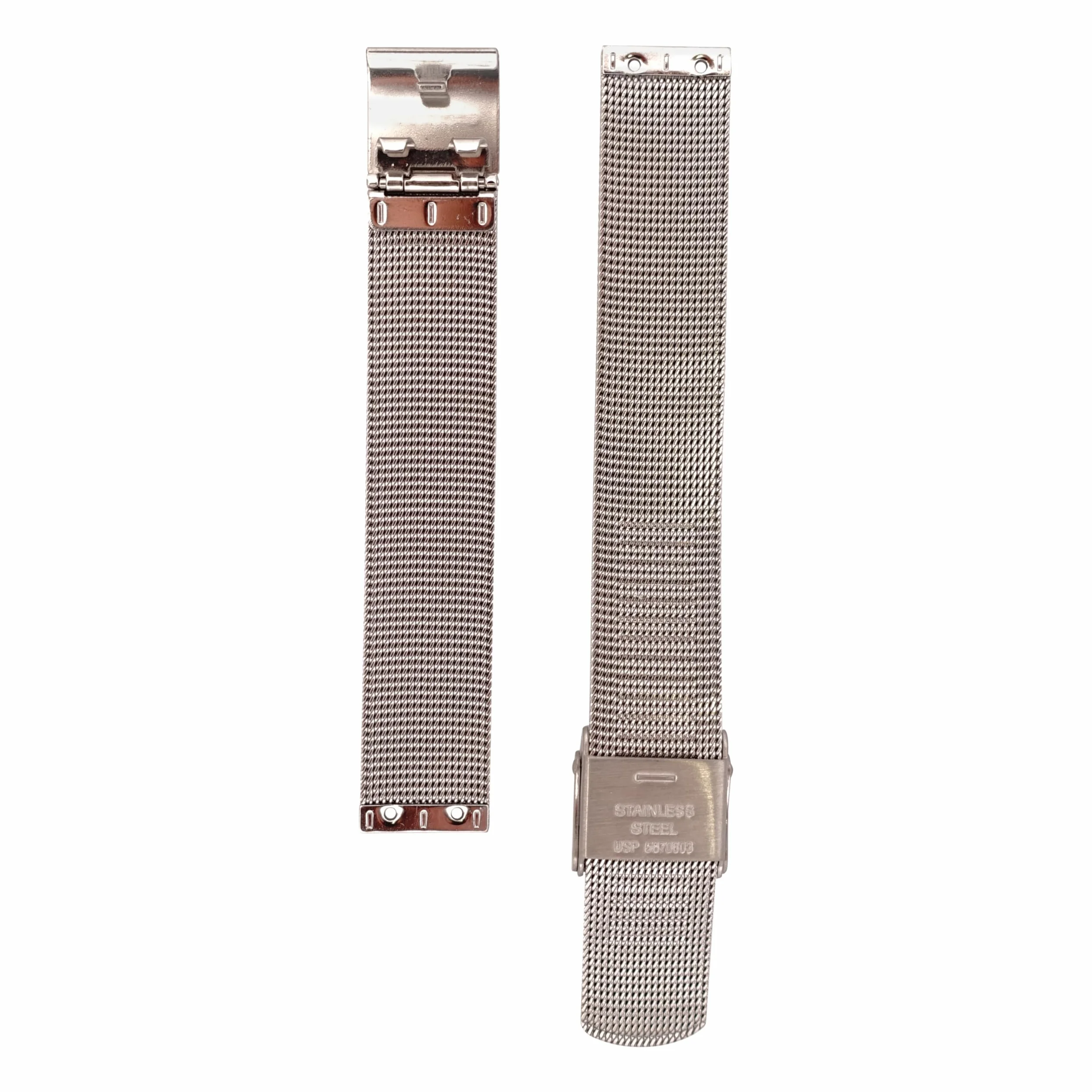 Skagen Damski pasek do zegarka 14 mm, srebrna stal nierdzewna, oryginalny pasek wymienny do 358SGSCD