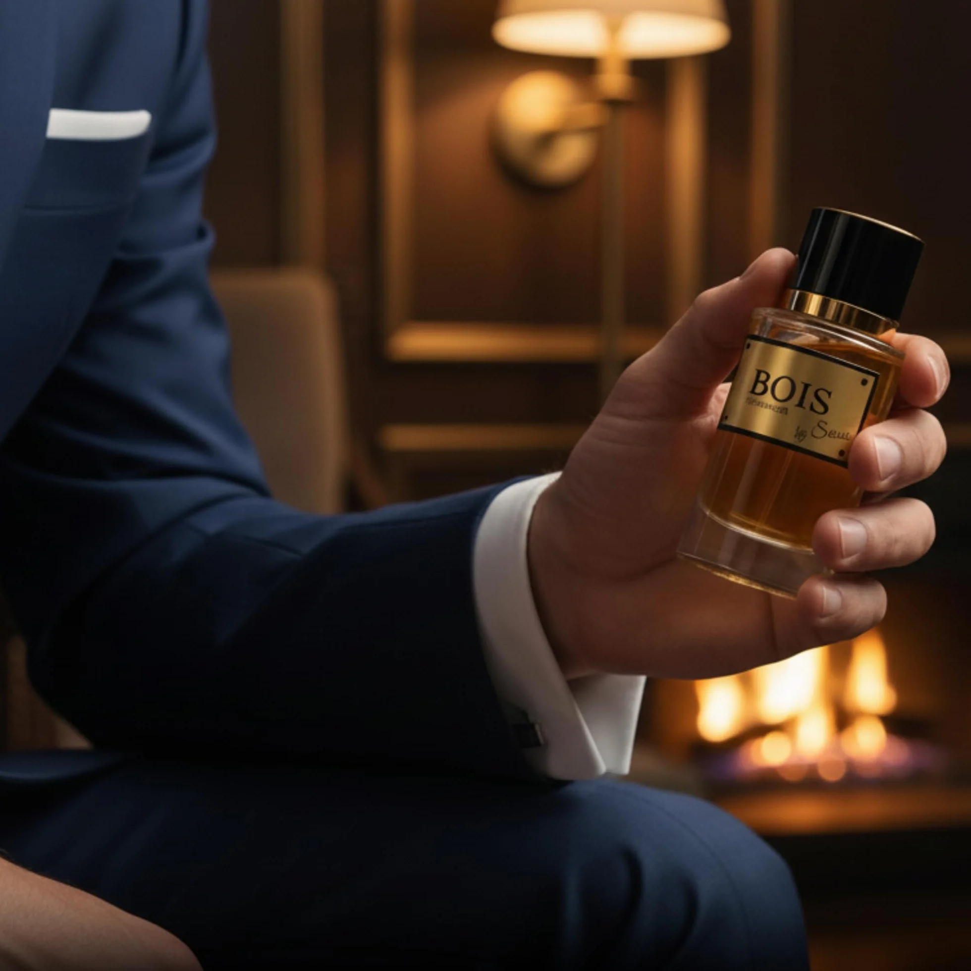 Perfumy Intense DREWNO FRAGRANCES BY SASSO Ekstrakt 50 ml + Piżmo 3 ml + 5 próbek Pudełko prezentowe