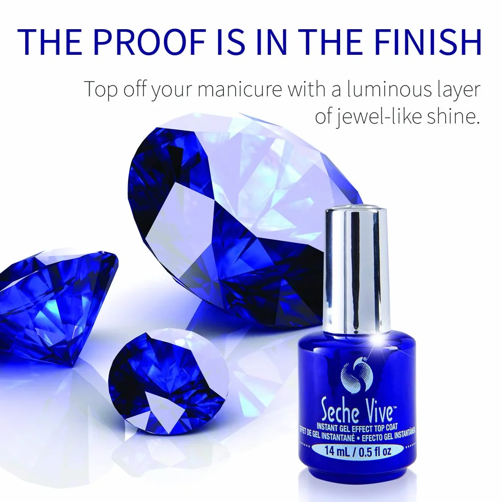 Seche Vive Instant Gel Effect Top Coat 14 ml