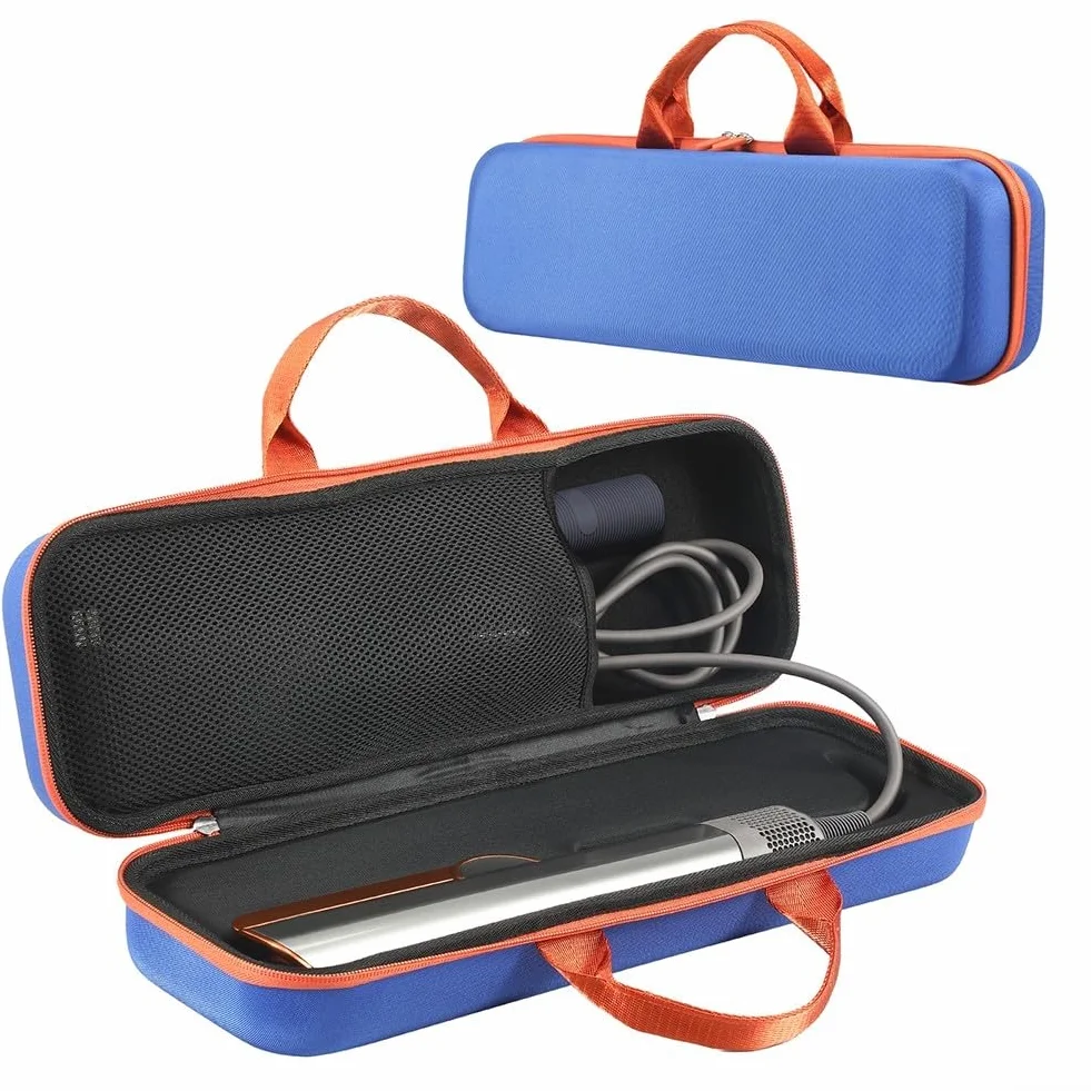 Elegancka twarda torba ochronna do Dyson Airstrait HT01 niebieska