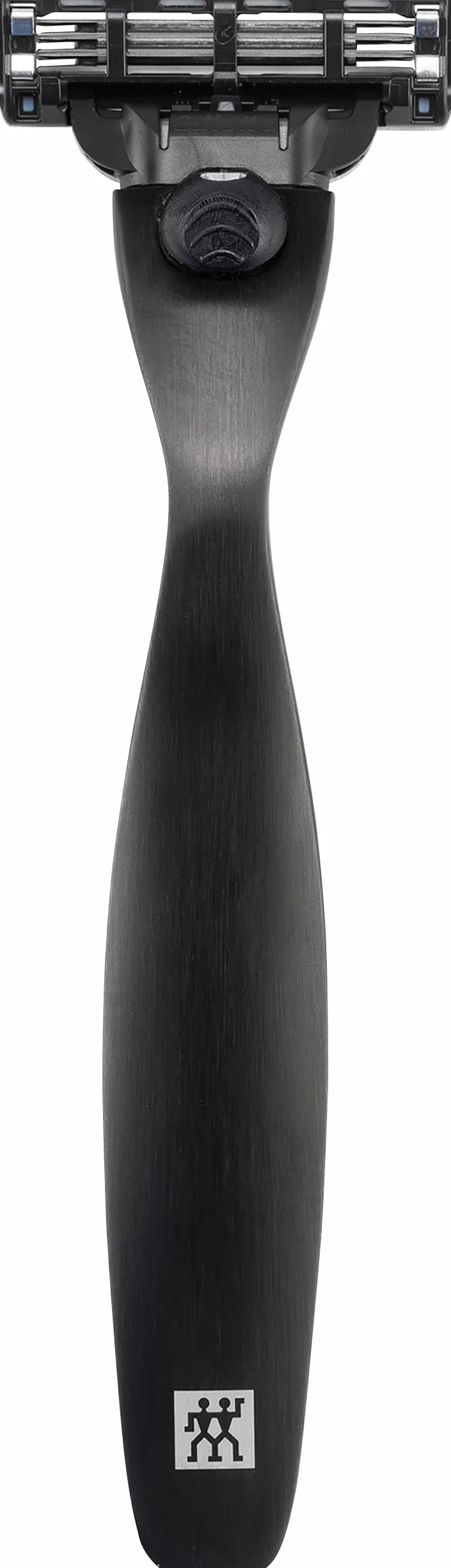 ZWILLING Maszynka do golenia (optymalne golenie, wielokrotnie nagradzany design, system ostrzy Gillette Mach3, hipoalergiczna, z ostrzem i nasadką ochronną), premium, czarna