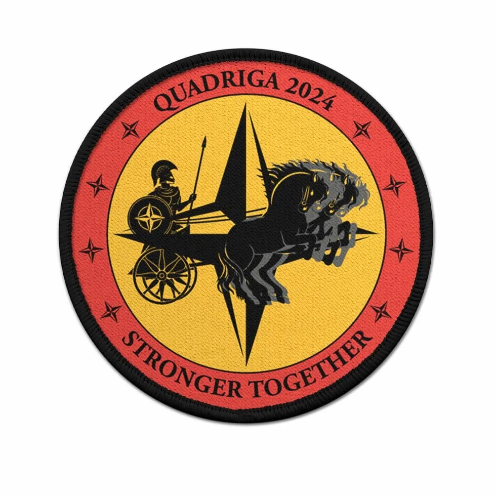 Copytec Patch Quadriga 2024 naszywka NATO Bundeswehra Ćwiczenie Together #44137