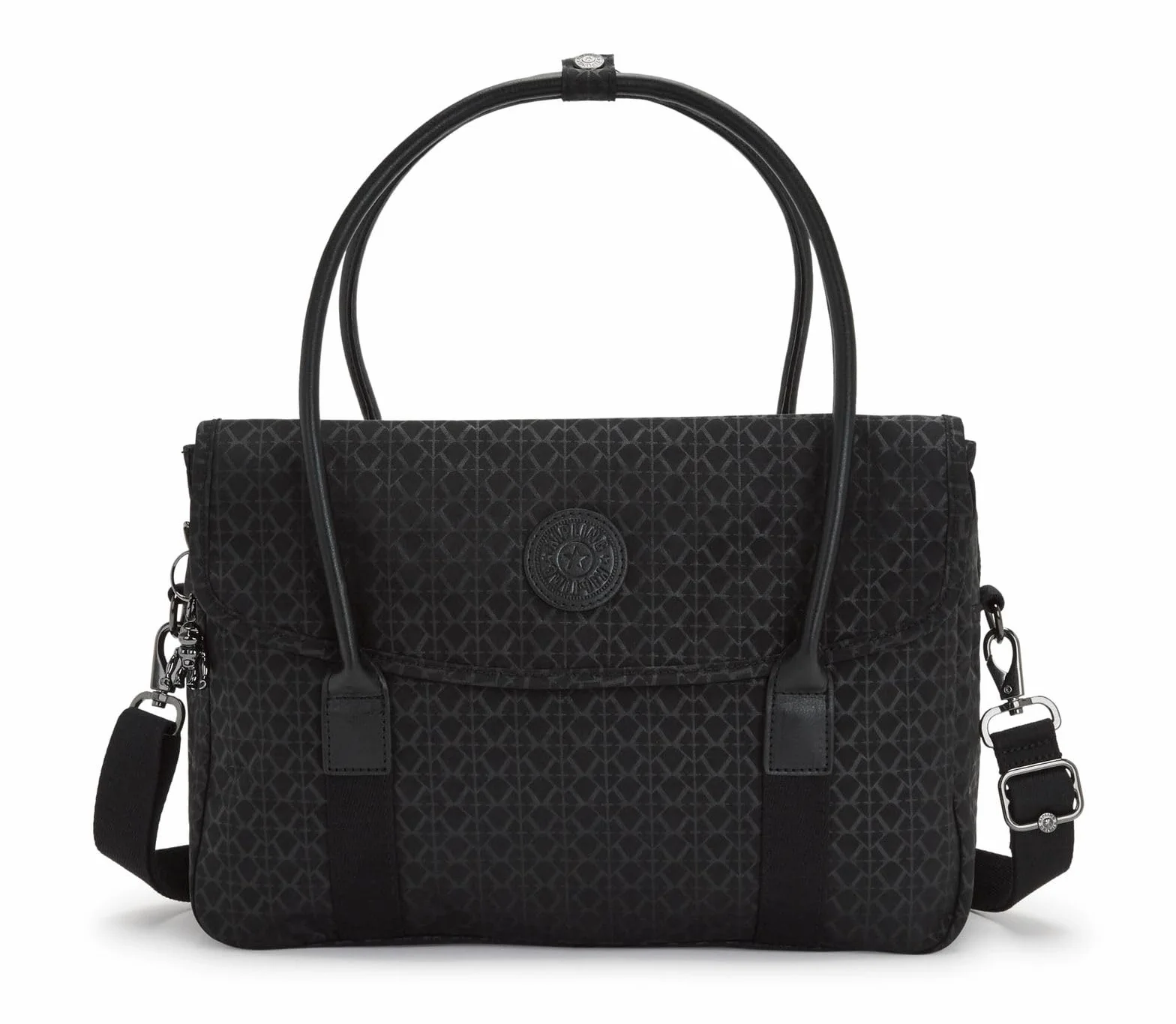 Kipling SUPERWORKER S Torba kurierska, Torby komputerowe, Signature Emb (Czarny)