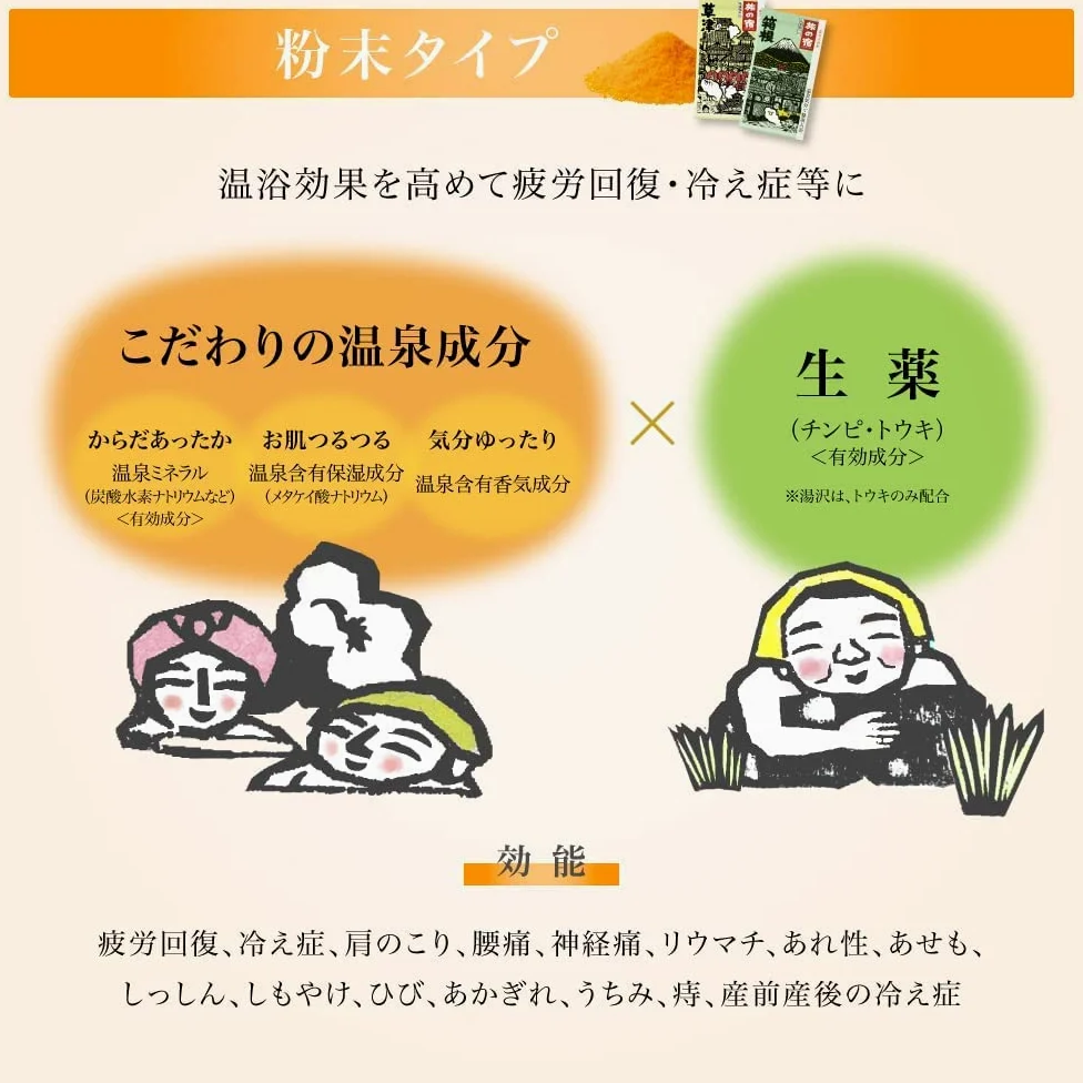 TABINO YADO japońska sól do kąpieli 0,9 oz (25 g) x 13 opakowań leczniczych soli do kąpieli, wyprodukowana w Japonii