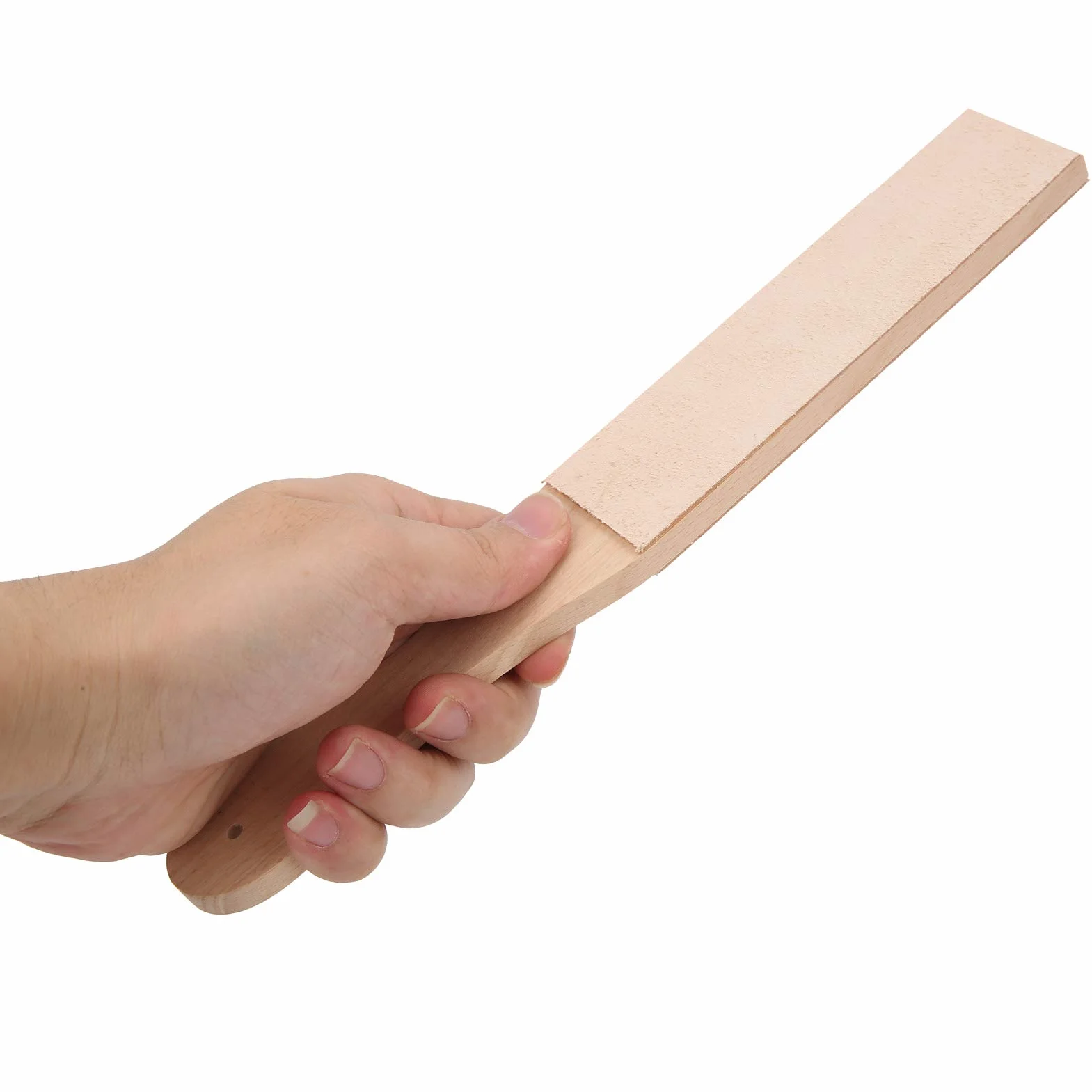 Green Leather Stropping Kit-12 Cal dwustronna szeroka skórzana deska Strop wiosło z pastą szlifierską do ostrzenia noży skórzanych, polerowania