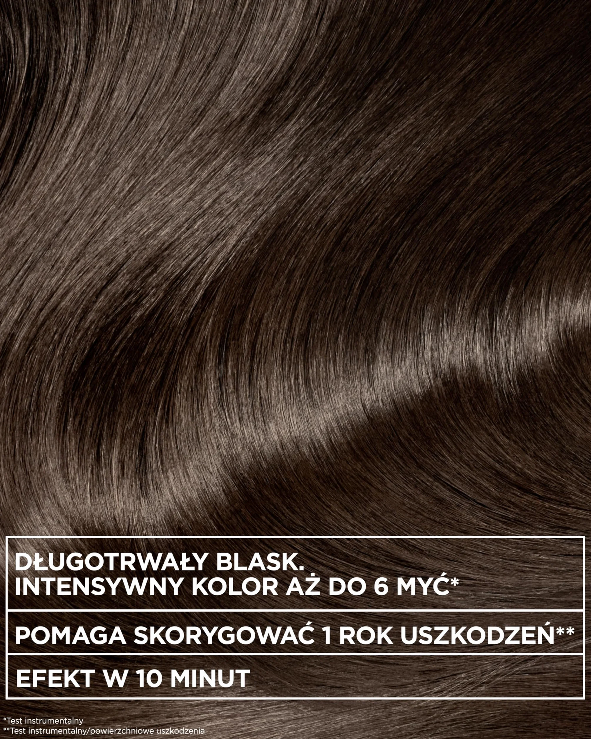 Olia Gloss Maska koloryzująca toner chłodny brąz do włosów 150 ml
