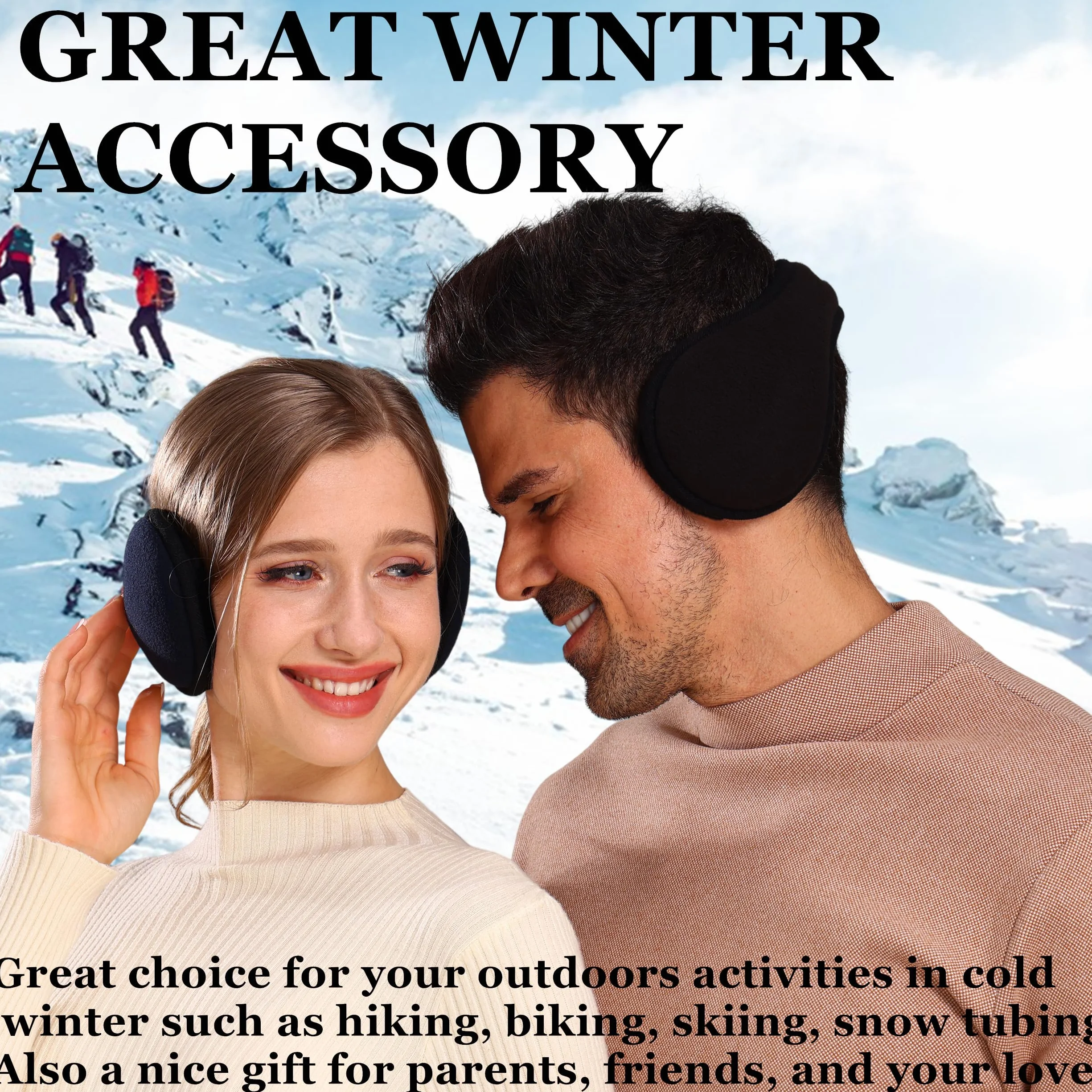 Unisex Ear Warmers dla kobiet Mężczyźni Nauszniki Winter Knit Polar Warm Earmuffs Winter Accessory