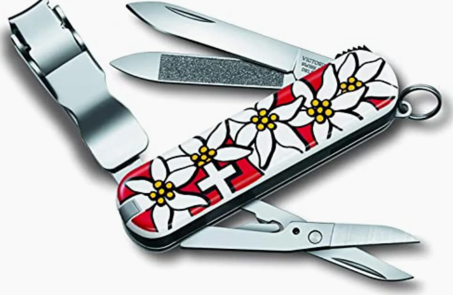 Victorinox NailClip 580 Nagelknipser 8 Funktionen Edelweiss